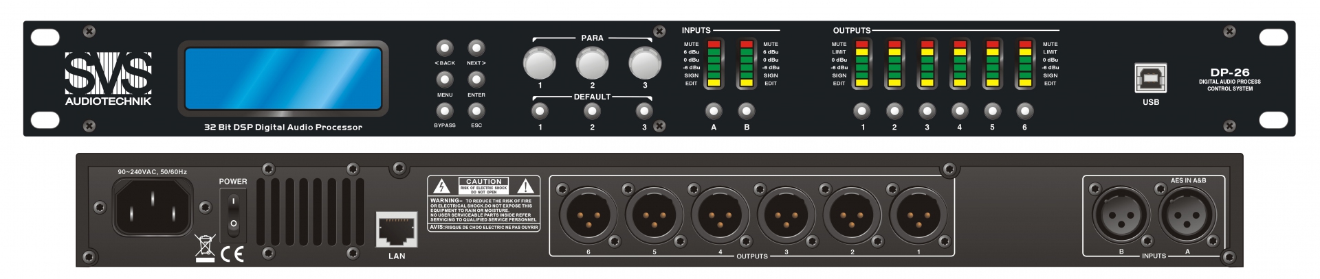 SVS Audiotechnik DP-26 Цифровой процессор: 2 входа 6 выходов в Свердловской области